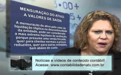 Contabilidade na TV – Programa 119 – Mensuração do Ativo – Valores de Liquidação