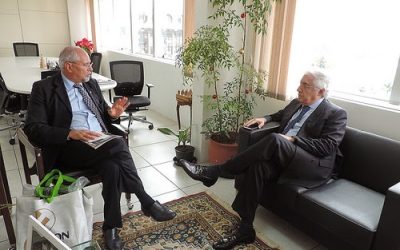 Fenacon tem encontro com Ministro Afif Domingos