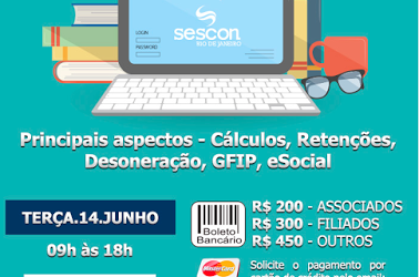 Sescon RJ oferece curso para área de Departamento Pessoal
