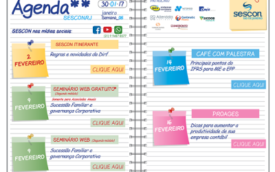 Agenda de cursos do Sescon Rio de Janeiro