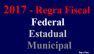 2017 – Novas regras e alterações na legislação tributária e fiscal