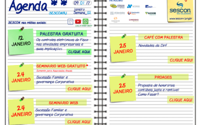 Agenda de cursos do Sescon Rio de Janeiro