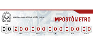 Impostômetro da ACSP registra R$ 200 bilhões nesta sexta-feira, às 21h