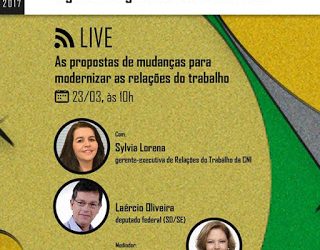CNI promove, na quinta-feira (23), debate via Facebook Live sobre modernização das leis do trabalho