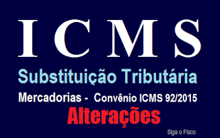 ICMS-ST – Confaz altera lista de mercadorias sujeitas a Substituição Tributária
