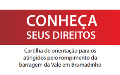 OAB lança cartilha com orientações para atingidos pelo rompimento da barragem em Brumadinho