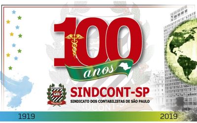 Estamos comemoramos os 100 anos do Sindcont-SP com muitas atividades e realizações