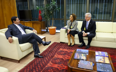 Presidentes do CFC e CRCRS realizam visita institucional ao vice-presidente da República
