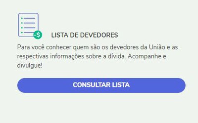 Lista de Devedores inscritos em Dívida Ativa da União é aprimorada e ganha nova versão