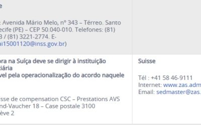 Acordo entre Brasil e Suíça já está em vigor