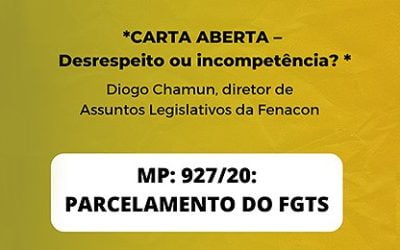 Diretor da Fenacon defende que encargos do parcelamento FGTS não sejam cobrados