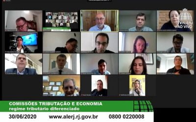 Comissões da Alerj analisam regime tributário diferenciado para setores da economia no estado