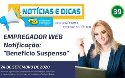 📣📣📣 Empregador Web – Notificação: “BENEFÍCIO SUSPENSO”