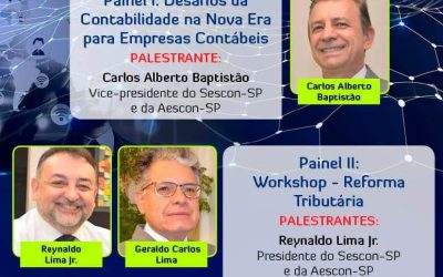 Sescon-SP e Aescon-SP apresentam os Desafios da Contabilidade para empresas contábeis e a Reforma Tributária