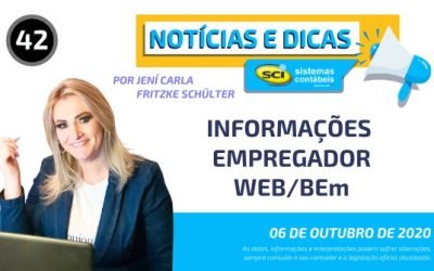 📣📣📣 Seguem informações do Empregador Web/BEm