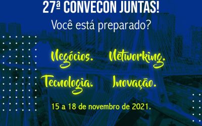 🚀PREPARE-SE! CONESCAP e CONVECON, juntas, em São Paulo! Novembro de 2021.⠀