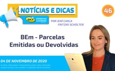 Parcelas Emitidas ou Devolvidas do BEm