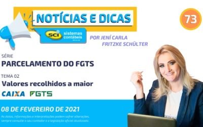 Série: Parcelamento FGTS – Tema 2: Valores recolhidos a maior