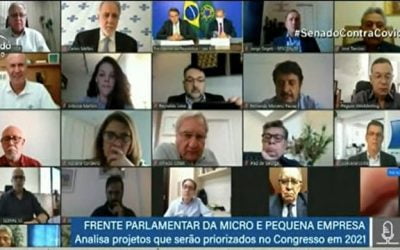 Em reunião com Bolsonaro e Guedes, senadores e microempresários pedem caráter permanente ao Pronampe