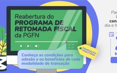 PGFN promoverá live sobre as condições e os benefícios das modalidades de transação