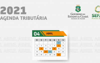 Sefaz Ceará disponibiliza Agenda Tributária do segundo trimestre de 2021