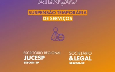 Sescon SP Comunica – Suspensão temporária de serviços