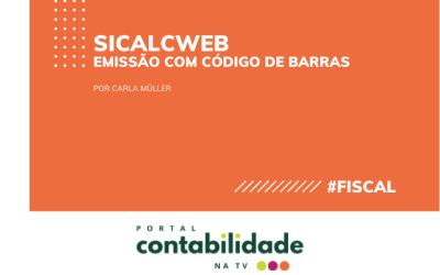 Sicalcweb emissão com código de barras