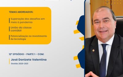 Novo episódio do podcast do CRCSP traz entrevista do atual presidente José Donizete Valentina