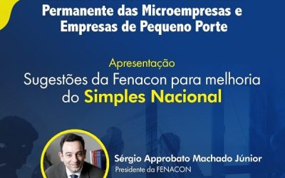 Sérgio Approbato apresenta sugestões de melhorias para o Simples Nacional