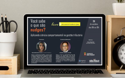 Sefaz-SP e Prefeitura de SP apresentam live sobre ciência comportamental na gestão tributária