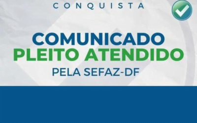 Secretaria de Fazenda do Distrito Federal atende pleito do SESCON-DF e CRCDF