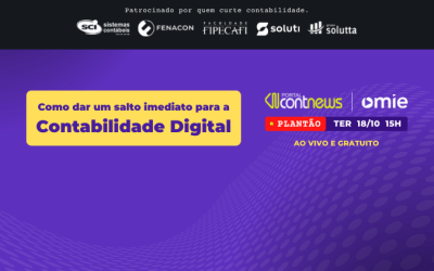 Como dar um salto imediato para a Contabilidade Digital, dia 18/10 no Plantão ContNews!