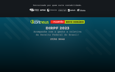 NOVO HORÁRIO 🕓 Coletiva da RFB sobre IRPF 2023 dia 27/02 às 9h45, no Plantão ContNews!