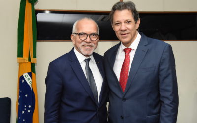 Prefeito Edvaldo de Aracaju se reúne com ministro da Fazenda para tratar sobre a reforma tributária