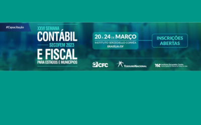 Secofem: XXVI Semana Contábil acontecerá do dia 20 a 24 de março
