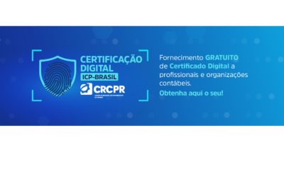 Profissionais da contabilidade e empresários contábeis já podem emitir gratuitamente o certificado digital padrão ICP-Brasil com parceiros do CRCPR