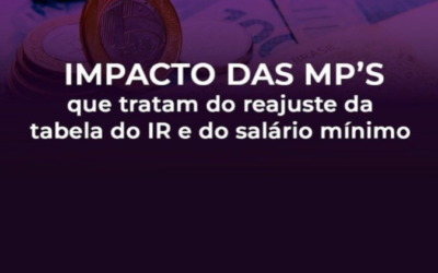 Impacto das MP’s que tratam do reajuste da tabela do IR e do salário mínimo