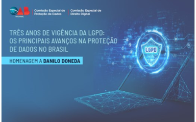 Advocacia debaterá principais avanços nos três anos da Lei Geral de Proteção de Dados