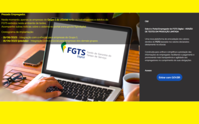 Bem-Vindo ao período de testes do FGTS DIGITAL