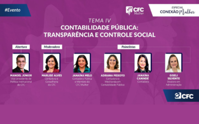 Transparência na contabilidade e gestão pública foram temas tratados durante live especial do Conexão Mulher