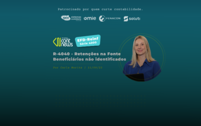EFD-Reinf série 4-000 – R-4040 – Retenções na Fonte Beneficiários não identificados