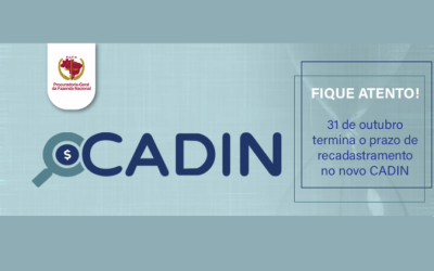 Prazo para recadastramento no novo Cadin termina terça-feira, 31 de outubro
