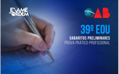 Confira gabaritos preliminares da 2ª fase (Prova Prático-Profissional) do 39º EOU