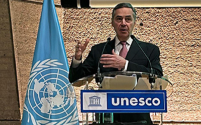 Presidente do STF defende na sede da Unesco uso regulado da inteligência artificial contra morosidade judicial