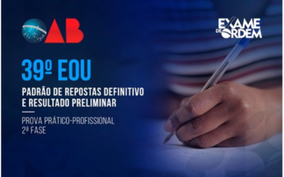 Confira o resultado preliminar da segunda fase do 39º Exame de Ordem Unificado