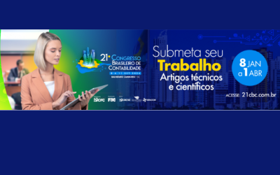 Submeta seu trabalho ao 21º Congresso Brasileiro de Contabilidade