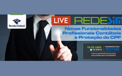 Participe da Live da Receita Federal sobre as novas funcionalidades no ambiente CNPJ/Redesim