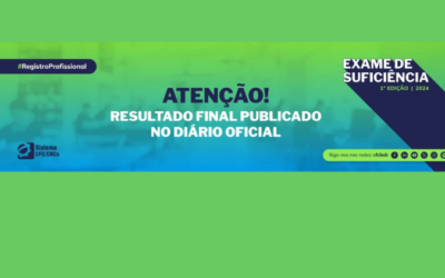 Resultado final do 1º/2024 Exame de Suficiência é divulgado no DOU desta última segunda-feira (12)