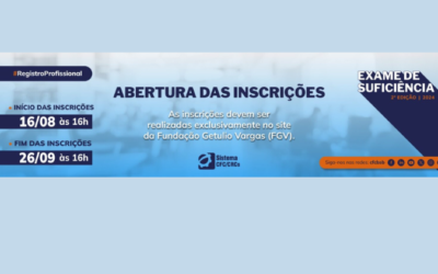 Inscrições para o 2º Exame de Suficiência 2024 estão abertas
