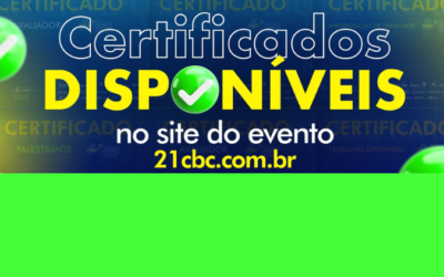 Certificados do 21º Congresso Brasileiro de Contabilidade estão disponíveis para os participantes